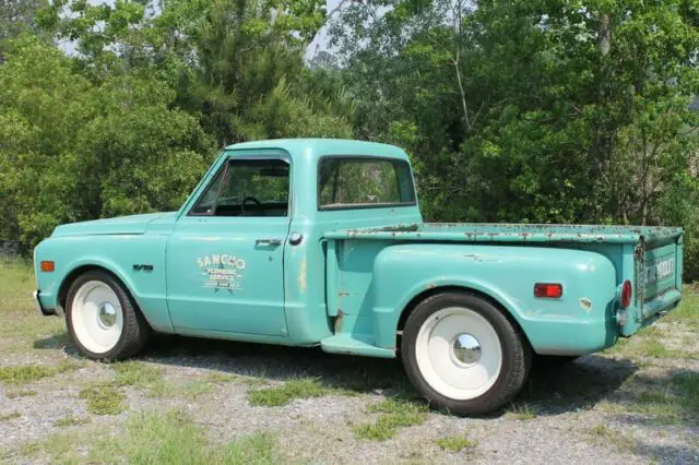 1969 chevrolet c10 rat rod, straight 6, 3 on the tree