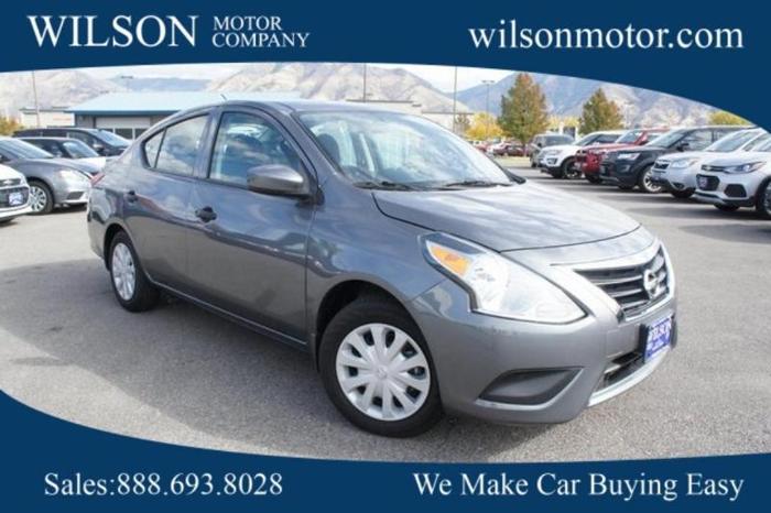 2017 nissan versa 1.6 s 1.6 s 4dr sedan 4a for sale in logan, utah
