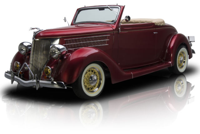 body off built steel deluxe convertible 350 v8 700r4 4 speed auto leather a/c