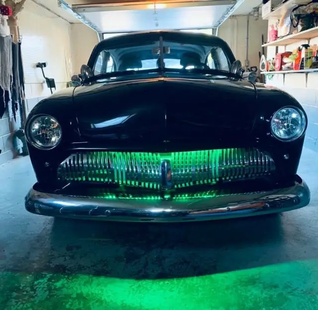 1950 ford custom street rod sedan black rwd automatic