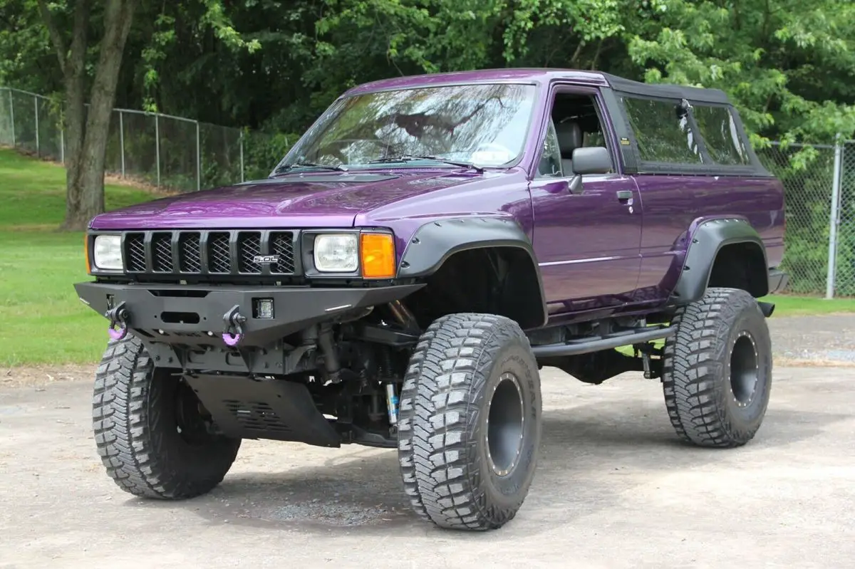 1988 toyota 4runner suv purple 4wd manual rn60