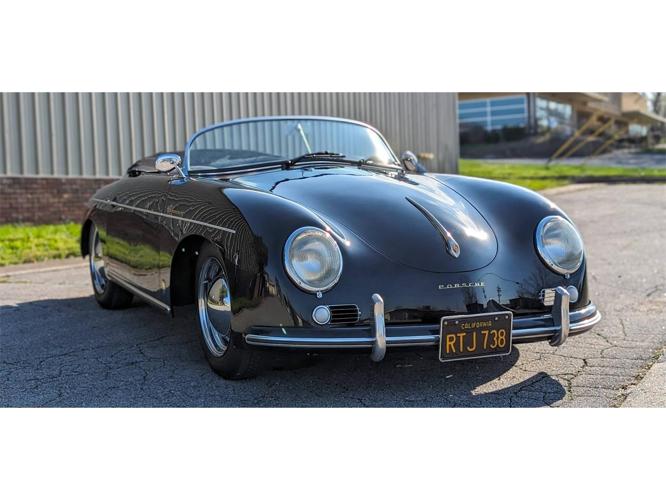 1956 porsche 356 in bennington, vermont