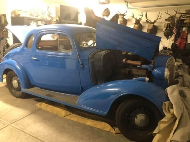 1936 chevy 5-window coupe w/ 2,180 miles