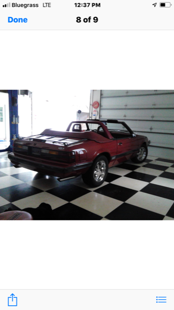 1986 mustang gt convertable 5.0