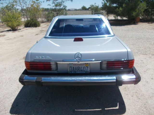 1981 mercedes-benz 380sl base convertible 2-door 3.8l no reserve auction only