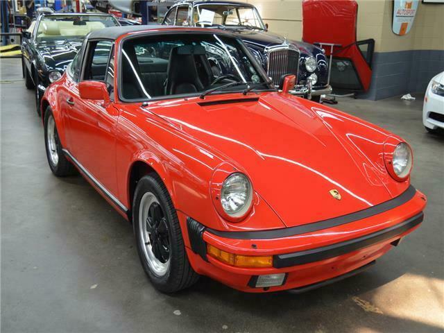 1986 porsche 911 carrera targa guards red/blk only 39k mi,exceptional !!!