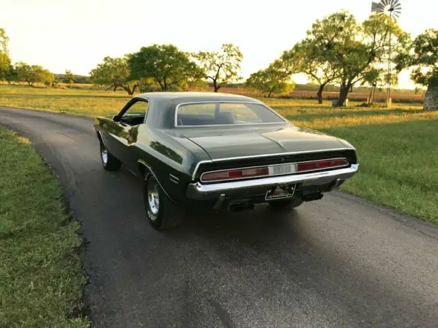 1970 dodge challenger rt 440 6-pack 4 speed dana 1 of 1 61541 miles dark green m