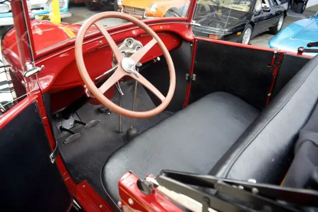 1928 ford model a pickup stunning restoration red black oak wood bed must see
