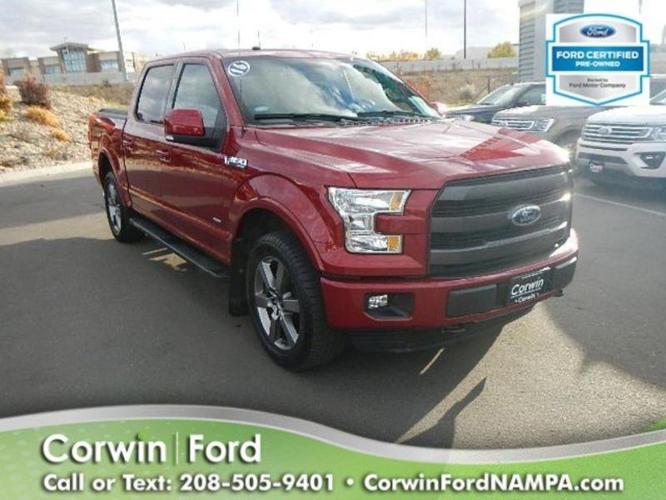 2016 ford f-150 lariat 4x4 lariat 4dr supercrew 5.5 ft. sb for sale in nampa, idaho
