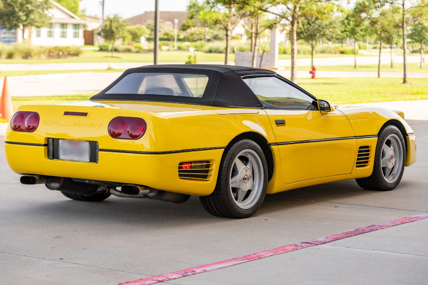 1991 chevrolet corvette callaway twin turbo convertible
