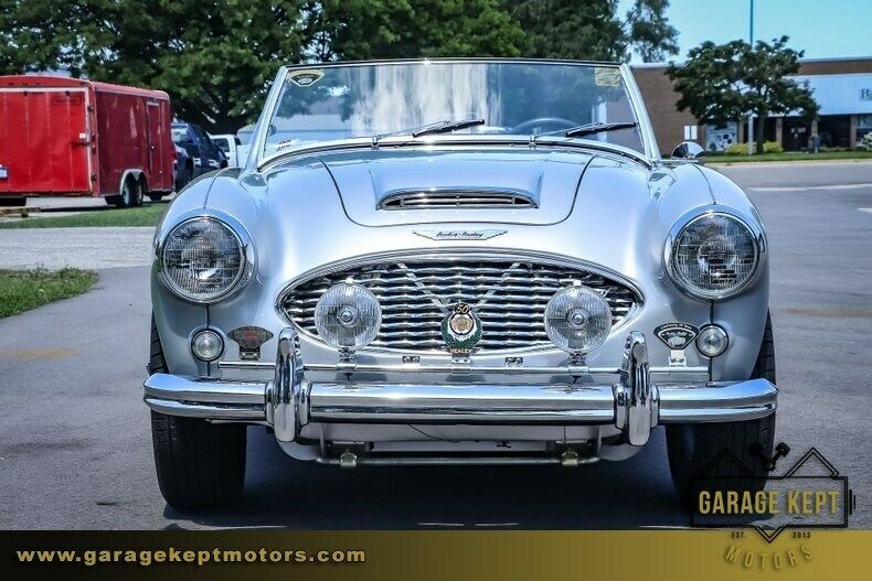 1960 austin-healey 3000 silver convertible 2900cc 6 cylinder 88237 miles