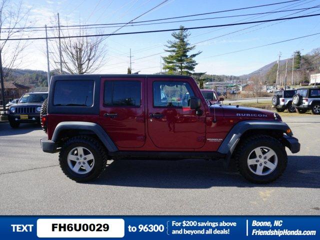 used 2012 jeep wrangler 4wd unlimited rubicon boone, nc 28607 for sale in adams, north carolina