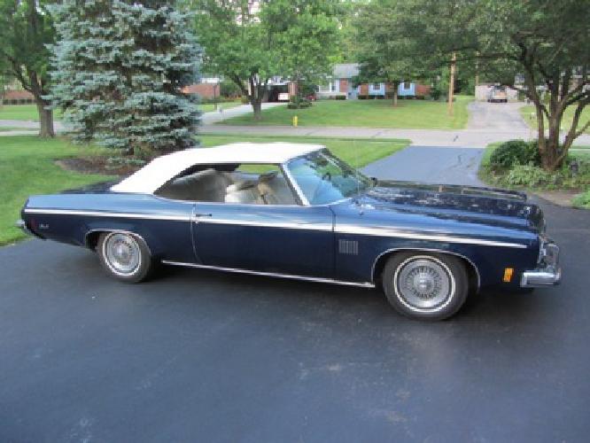 obo 1973 delta 88 royale oldsmobile convertible in liberty township, oh