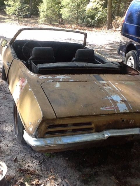 1969 pontiac firebird convertible manual transmission