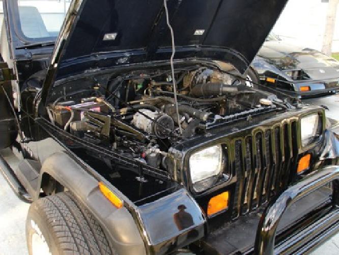 1994 jeep wrangler - economical - gas saver ! black beauty in saint cloud, fl