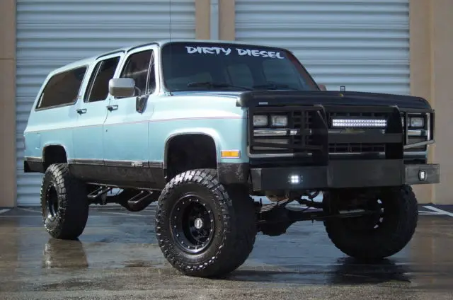 1990 chevrolet v1500 suburban silverado sport utility 4-door 6.2l diesel