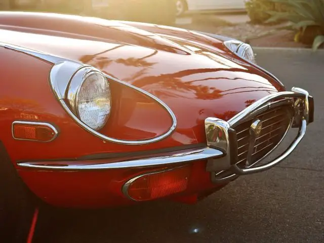 1970 jaguar e type coupe xke racing red excellent daily driver