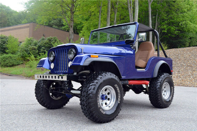 1973 jeep cj5 custom restored - blue