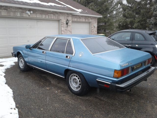 1980 maserati quattroporte 3 4.9l 2 owner, cali car, 15k miles