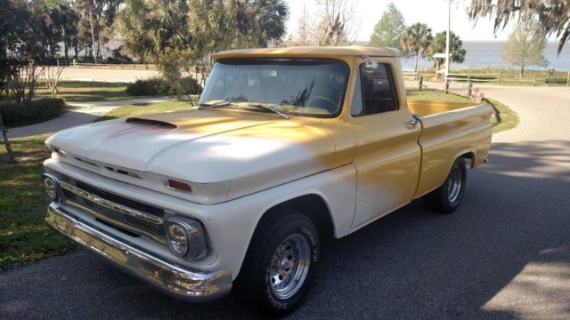 1965 chevrolet c10 short bed fleet side big back window pickup