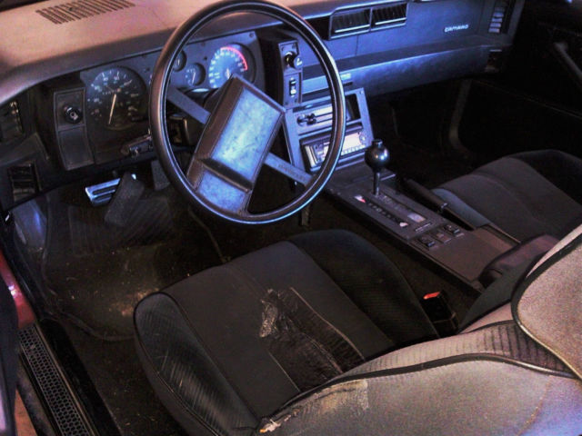 1986 red chevrolet camaro v8 automatic with bridgestone blizzak snow tires