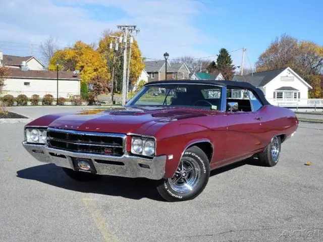1969 buick gs 400 stage 1 convertible frame off restored low reserve