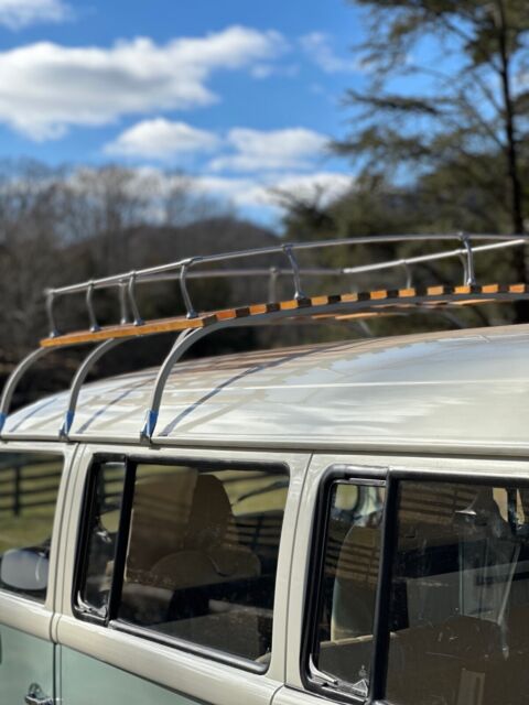 1974 volkswagen transporter van bus van blue rwd manual