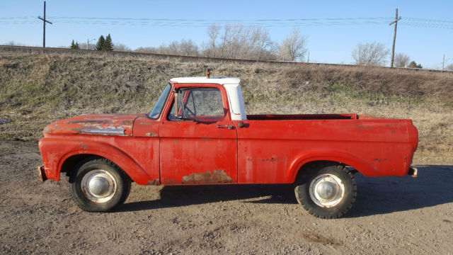1961 mercury m100 ford f100 unibody short bed very rare truck good example
