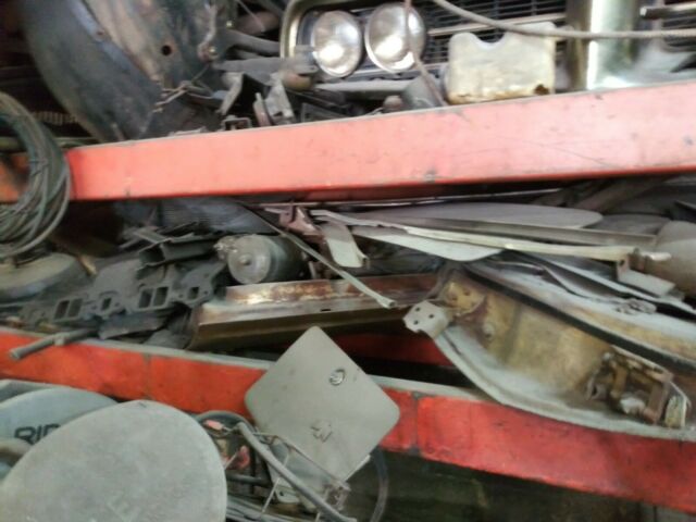 1967 pontiac firebird converttible car parts on a shelf no reserve