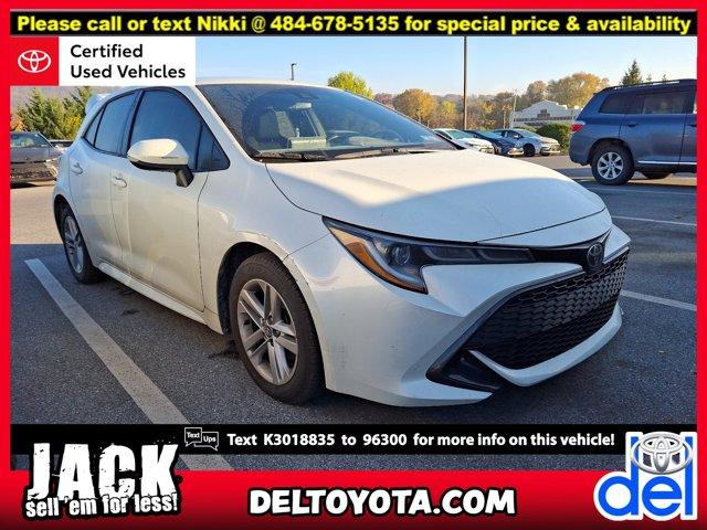 2019 toyota corolla hatchback se