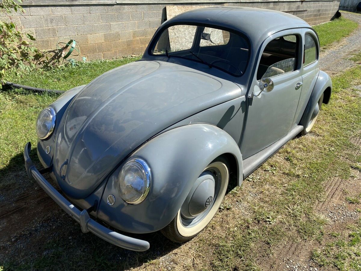 1950 volkswagen beetle 1100 sedan grey rwd manual standard