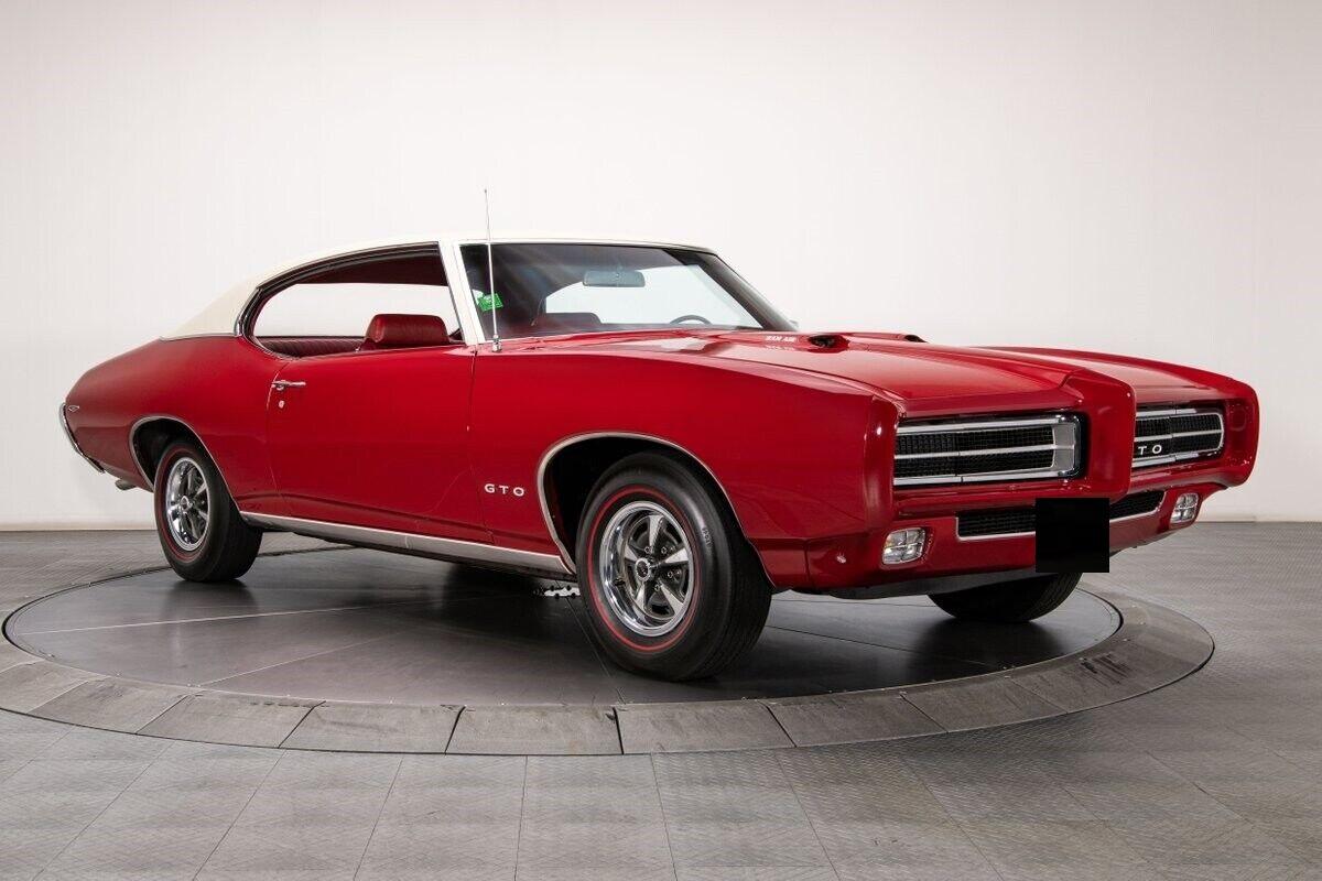 1969 pontiac gto matador red hardtop 400 ram air iii v8 4 speed