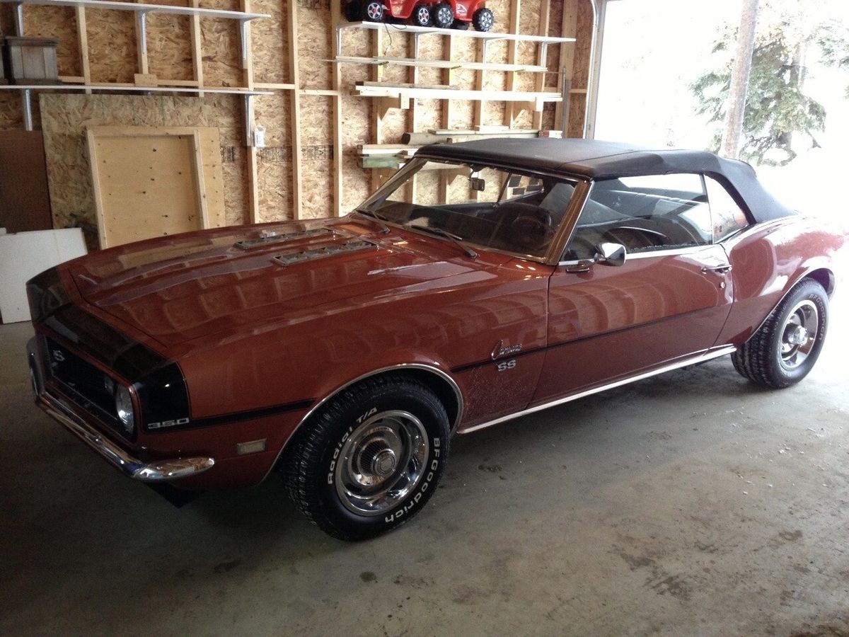 1968 chevrolet camaro ss convertible