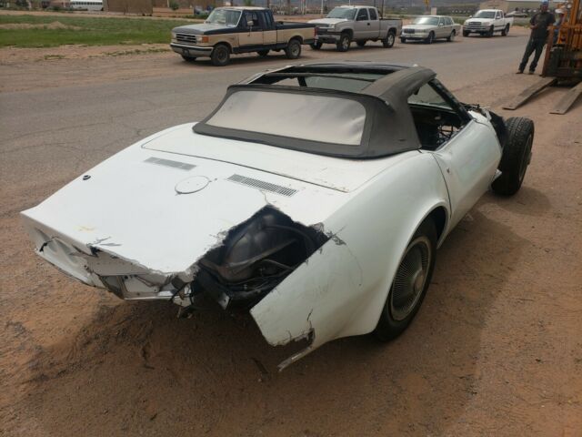 1971 chevy corvette convertible rolling chassis was 350/4-speed/ac clean title !