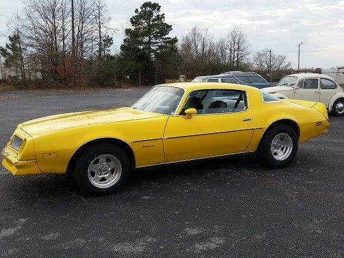 1976 pontiac firebird 100000 miles yellow