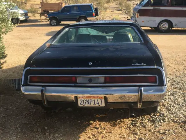 rare 1971 javelin 401 sst, only 600 made, unique options, black ext / red int