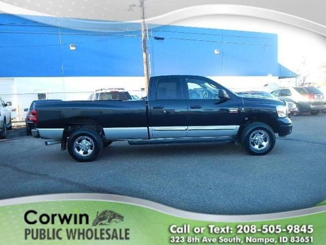 2007 dodge ram pickup 3500 slt 4x4 slt 4dr quad cab 6.3 ft. sb srw pickup for sale in nampa, idaho