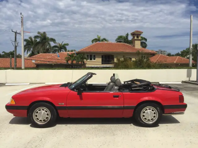 1990 ford mustang lx 5.0 convertible garage kept well maintained all original