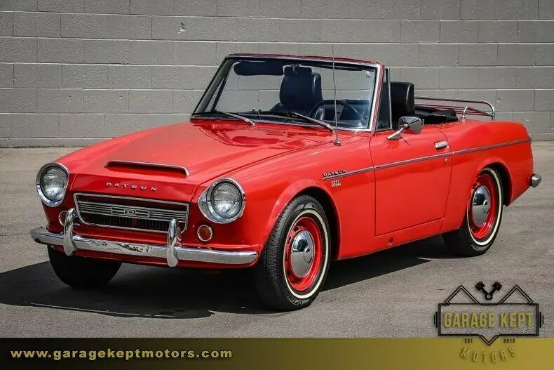 1969 datsun 2000 red convertible 1.9l 4-cylinder 30628 miles