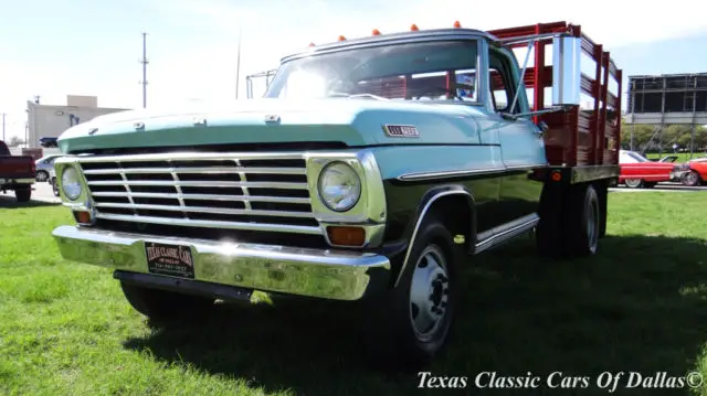 1967 ford f-350 stake bed pickup dually blue lift 352 ci v8 ***dont miss out***