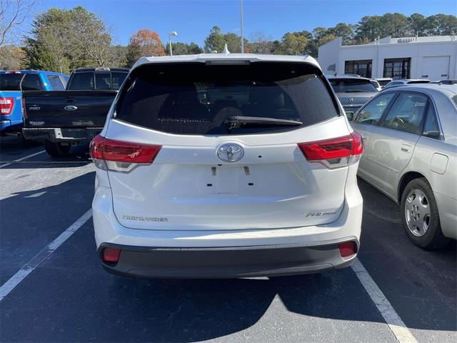 2018 toyota highlander xle