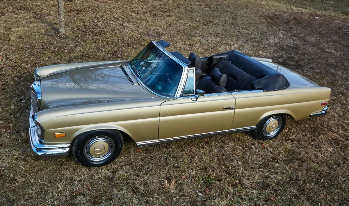 1968 mercedes-benz 280se cabriolet. 2 owner car, documented ownership