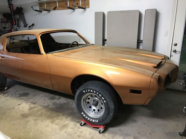 1972 formula 400 numbers match anaconda gold - incomplete restoration