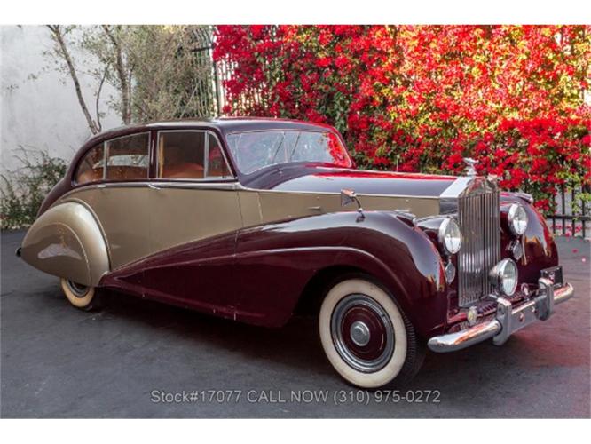1952 rolls-royce silver wraith in beverly hills, california