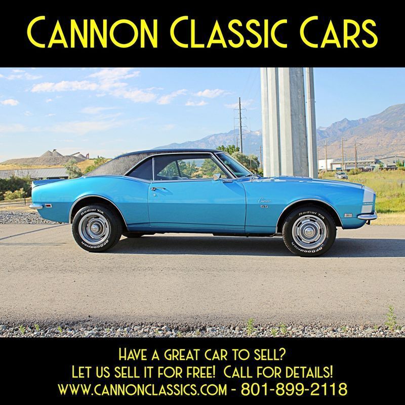 ***1968 chevrolet camaro blue***