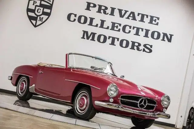 1958 mercedes benz 190sl restored rare color must see