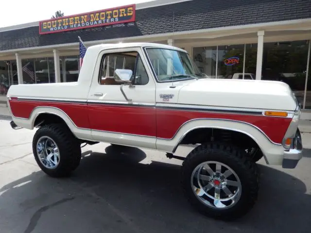 1978 ford bronco 4x4 400 ci c6 auto 4" rough country lift recent restoration