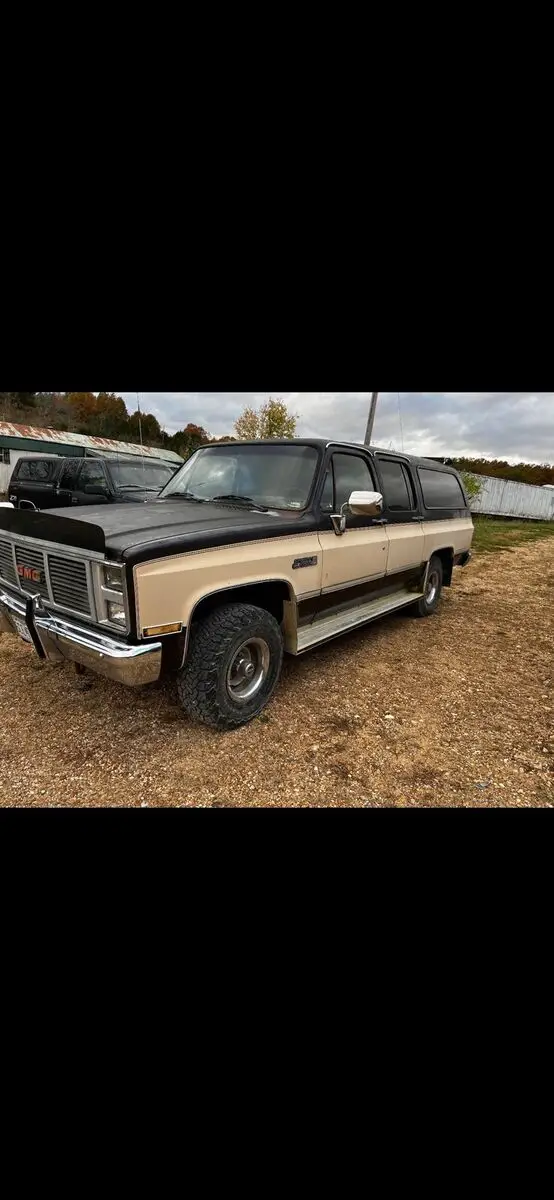 1985 gmc k1500 suburban suv grey 4wd automatic k1500