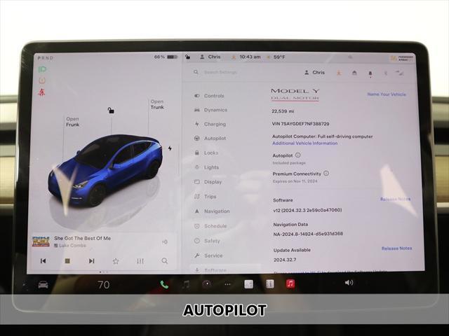2022 tesla model y performance dual motor all-wheel drive
