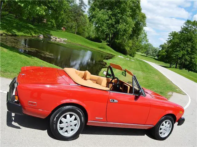 1985.5 fiat pininfarina azzurra 5sp lo mile ultra rare for full restoration only